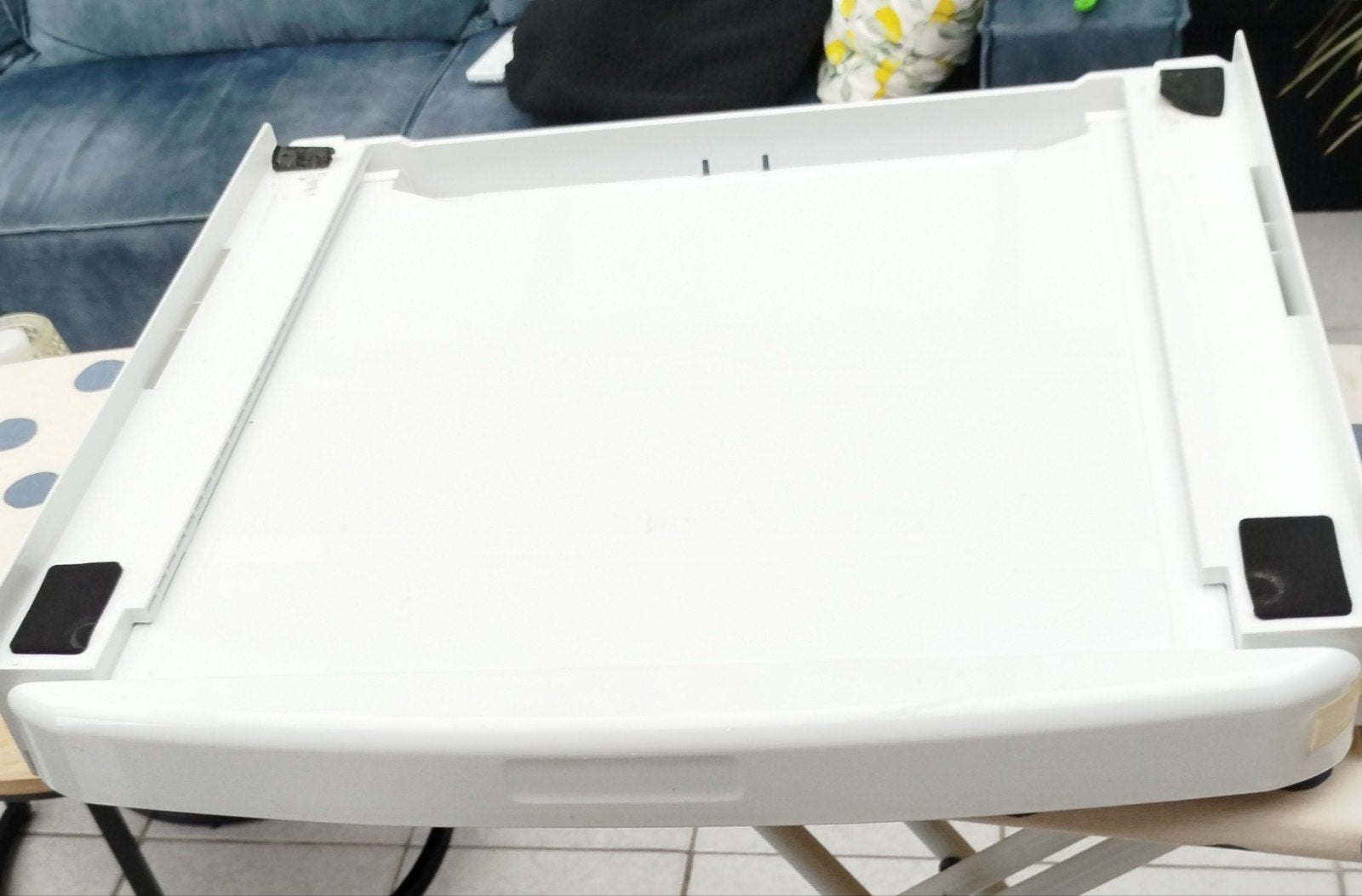 Wasmachine/Droger Tussenstuk met Uitschuifbaar Werkblad, Witgoed en Apparatuur, Ophalen, Zo goed als nieuw