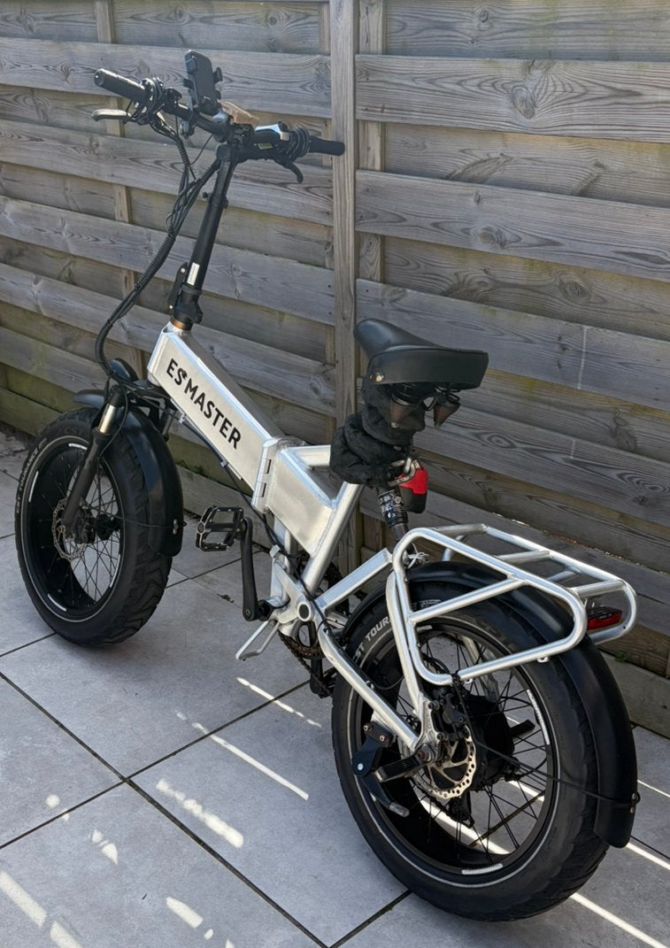 VERSE ESMASTER FATBIKE LIMITED EDITION CHROME ALARM 50+KMH, Ophalen, 20 inch of meer, Heren, Zo goed als nieuw