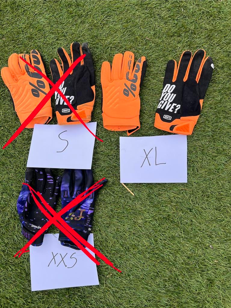 Bmx handschoenen, Ophalen of Verzenden, Gebruikt, XL, Handschoenen