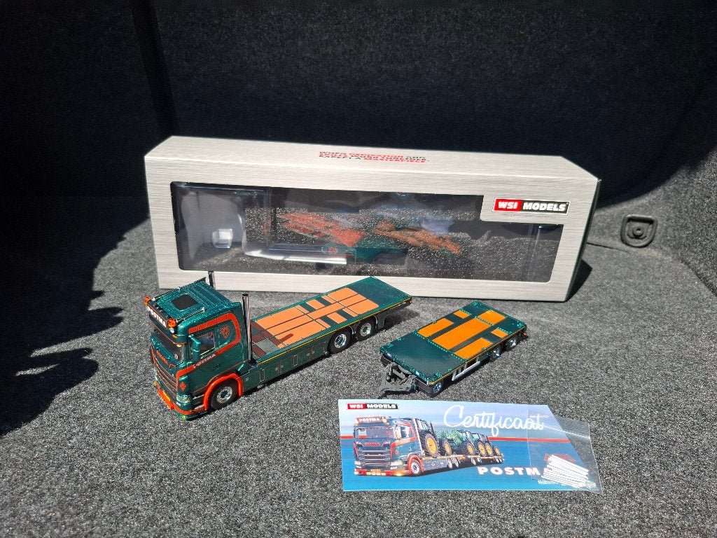 Wsi Scania Combi Postma, Hobby en Vrije tijd, Modelauto's | 1:50, Ophalen of Verzenden, Zo goed als nieuw, Bus of Vrachtwagen