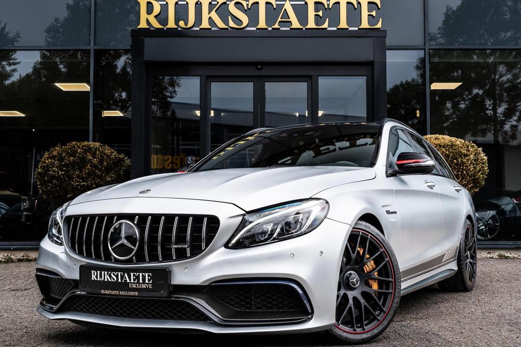 Mercedes C-klasse Estate AMG C63 S Edition 1|PANO|KERAMISCH, Automaat, Achterwielaandrijving, Gebruikt, Adaptive Cruise Control