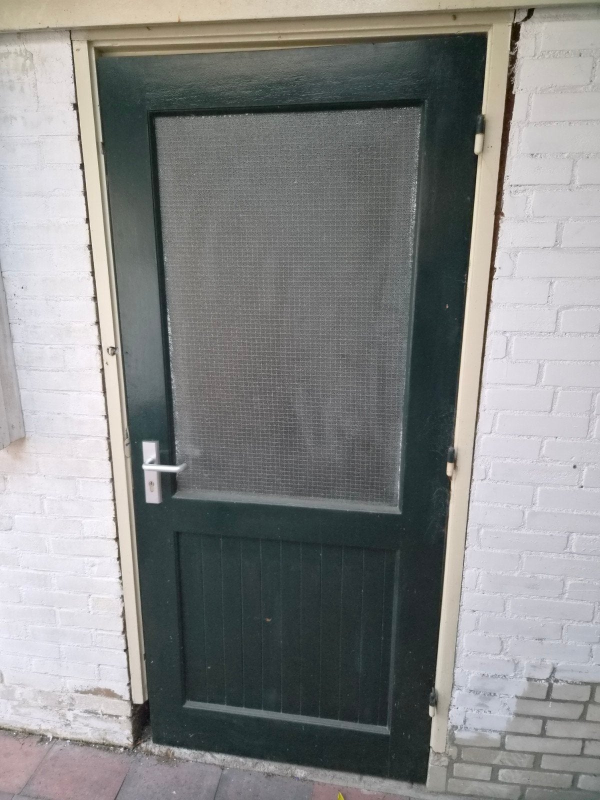 Donkergroene tuindeuren, gratis af te halen, Ophalen, Gebruikt, Glas, Buitendeur