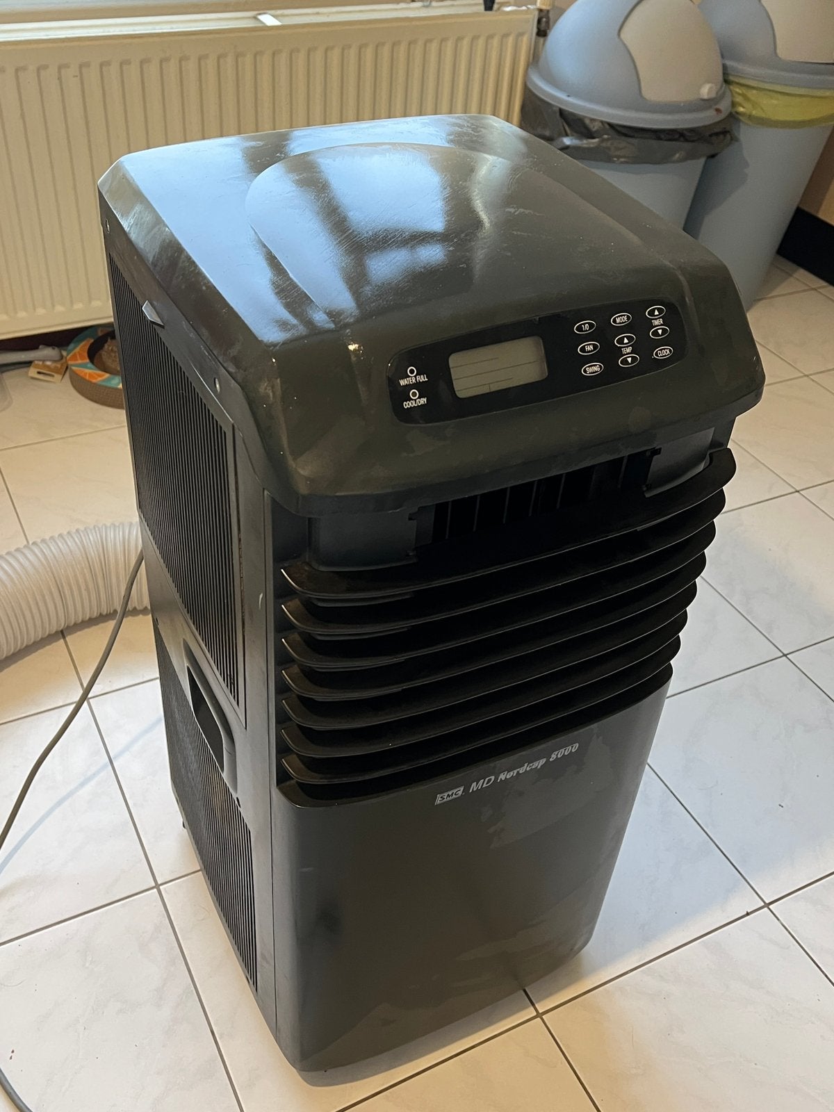 Mobiele Airco 5000 BTU – Werkt goed – Airconditioning, Witgoed en Apparatuur, Ophalen, Minder dan 60 m³, Timer, 3 snelheden of meer