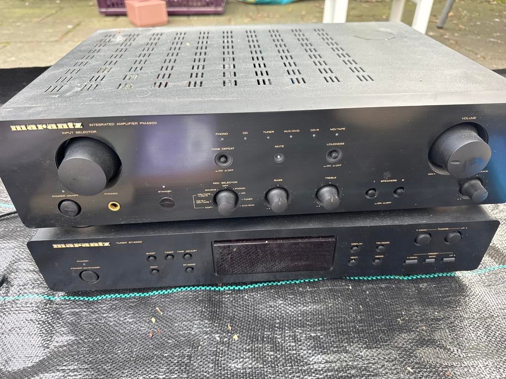 Marantz Versterker PM4200 en Tuner ST4000 - Gebruikt, Marantz, Gebruikt, Ophalen of Verzenden, 60 tot 120 watt