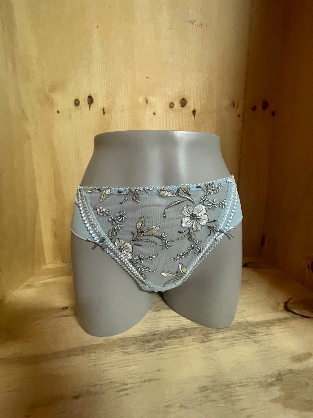 Empreinte string Maat 38  Model lauren, Verzenden, Blauw, String