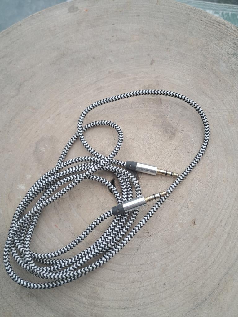 Audio kabel 3.5mm jack naar 3.5mm jack, Ophalen of Verzenden, Gebruikt, Minder dan 2 meter, Interlink-kabel