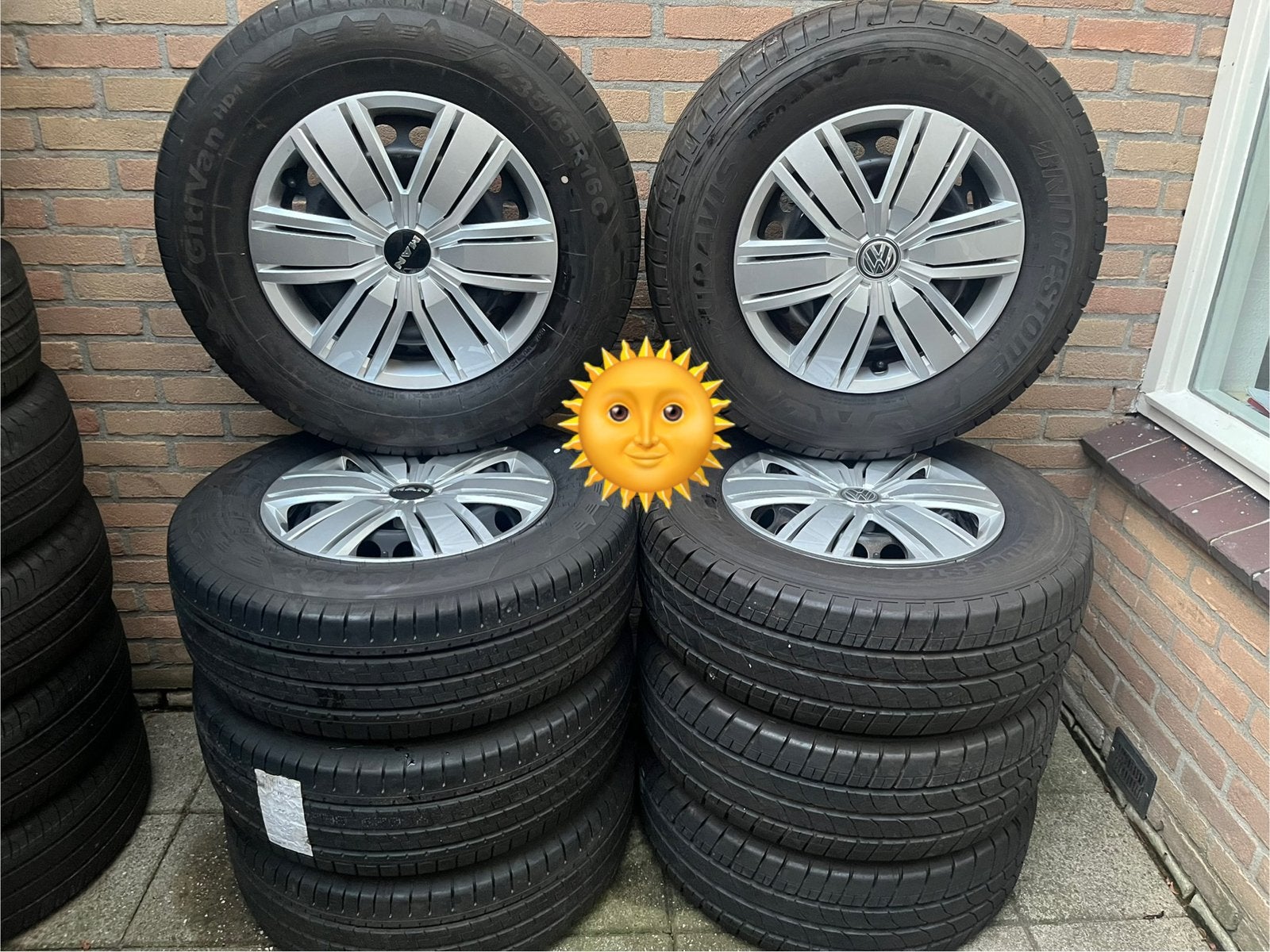 NIEUWE 16” orig Vw Crafter of Man TGE Zomersetjes, Auto-onderdelen, Bestelwagen, 16 inch, Banden en Velgen, Nieuw