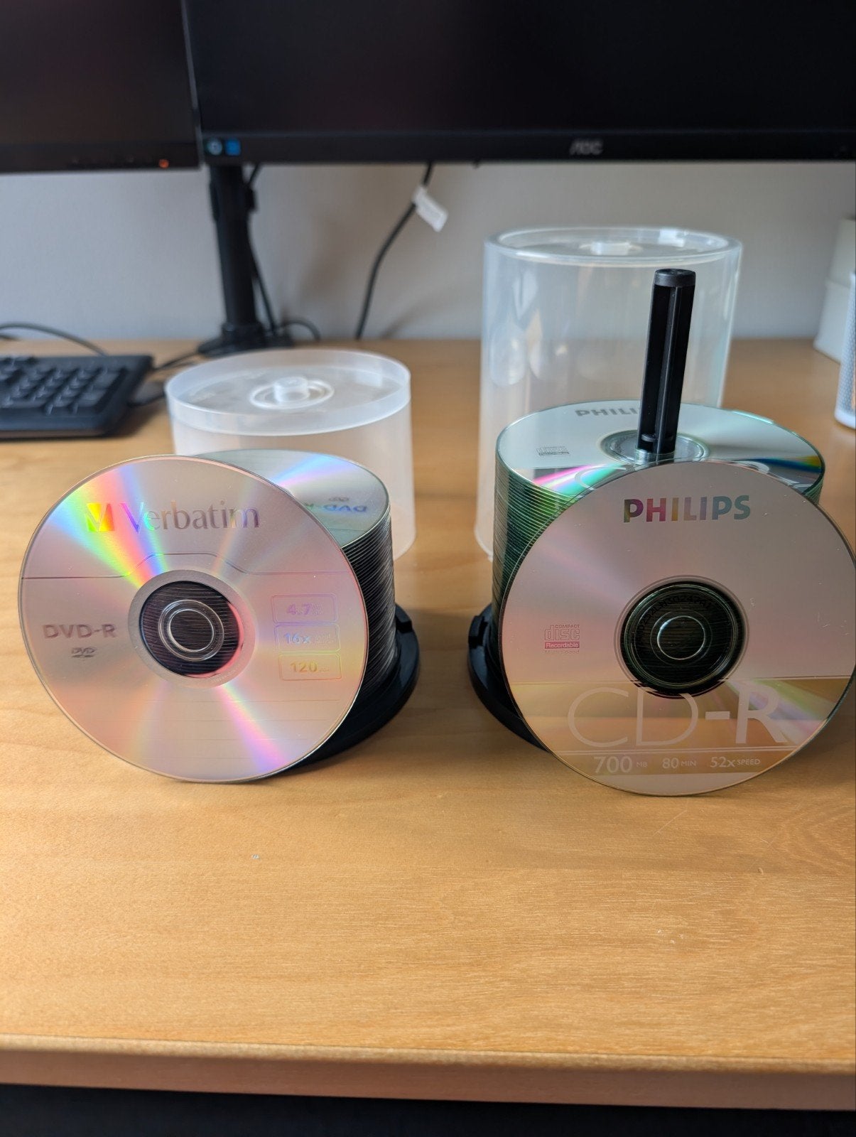 Verbatim DVD-R en Philips CD-R spindels, Ophalen of Verzenden, Nieuw, Dvd, Diverse merken (o.a. Traxdata, Philips, Verbatim, TDK)