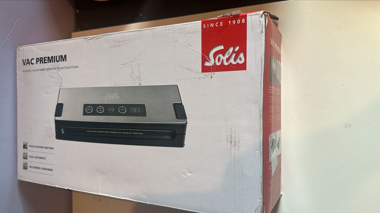 Solis Vac Premium Vacuümmachine - Nieuw in doos, Ophalen of Verzenden, Nieuw