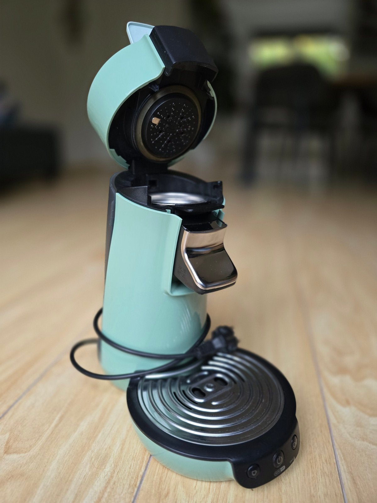 Philips Senseo koffiezetapparaat mintgroen zgan, Ophalen, Zo goed als nieuw, Koffiemachine