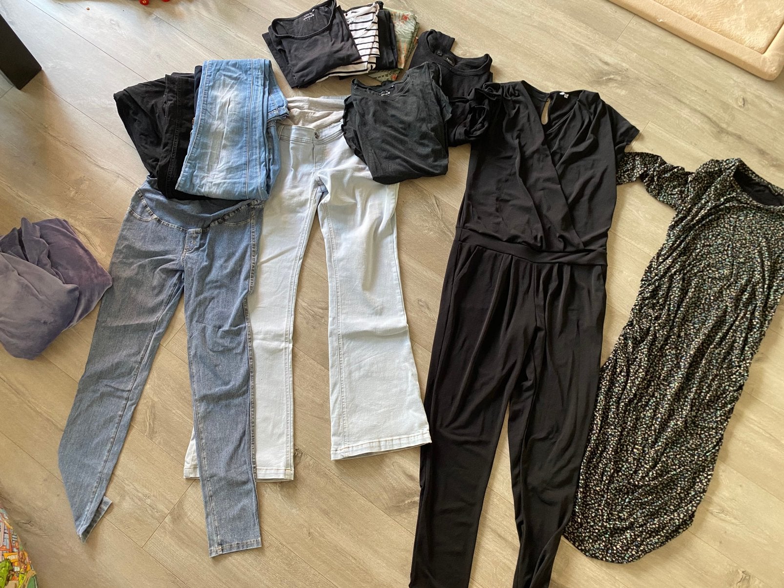 Volle tas zwangerschapskleding maat S/M, Ophalen of Verzenden, Gedragen, Maat 38/40 (M), Overige kleuren