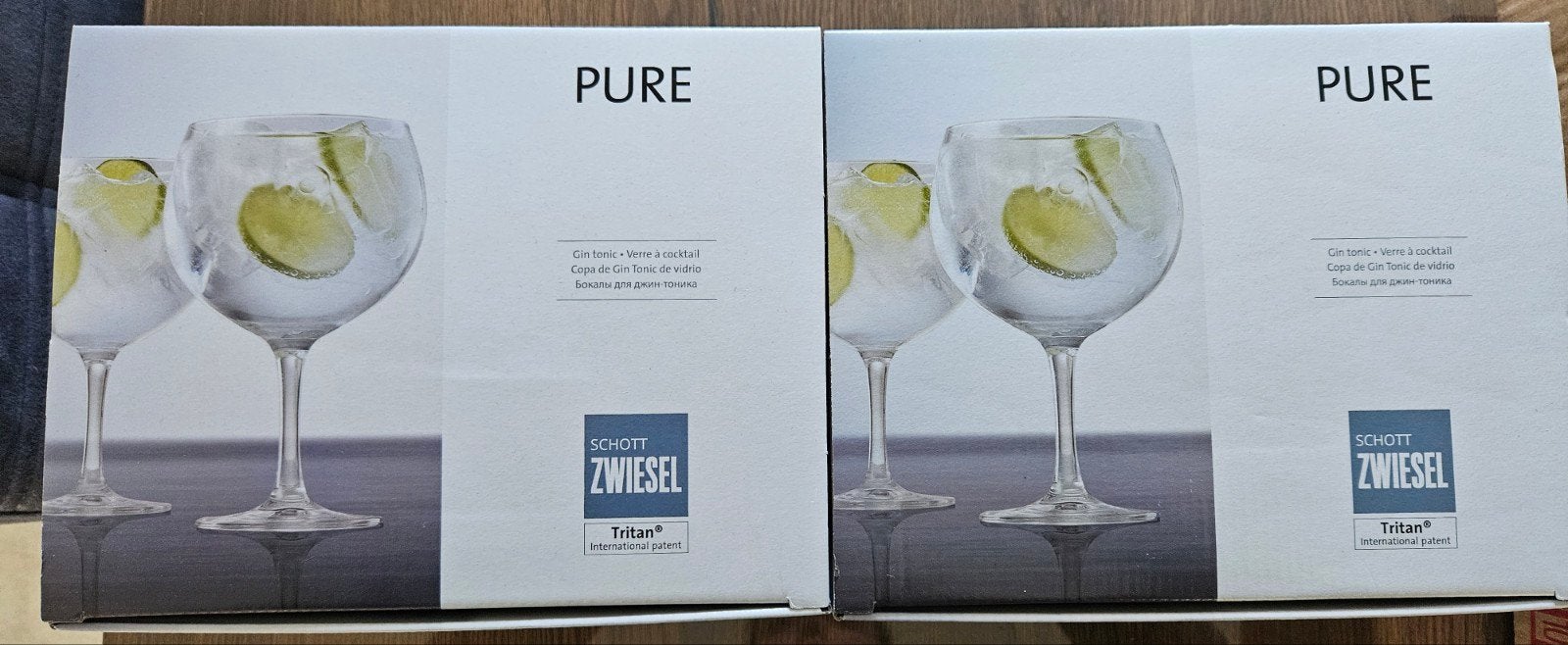Schott Zwiesel Pure Gin Tonic Glazen - Set van 4, Nieuw, Ophalen of Verzenden, Overige merken, Glas