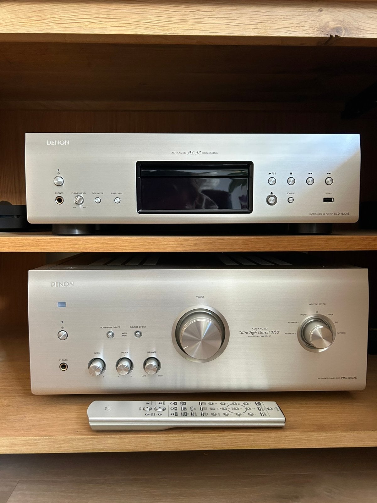 Denon PMA 2020AE, Ophalen, Zo goed als nieuw, 120 watt of meer, Denon