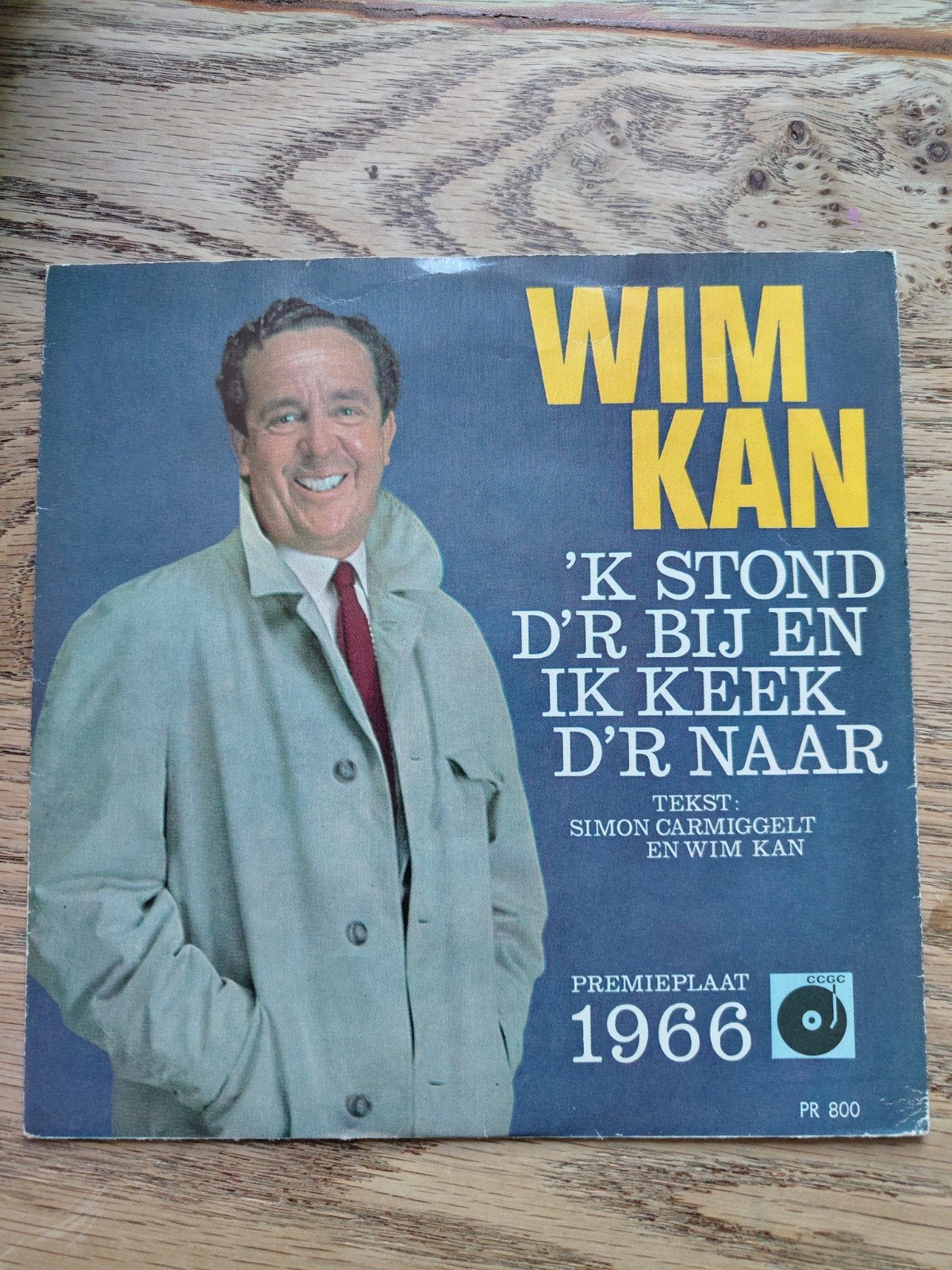 Wim Kan / Corry Vonk - Premieplaat 1966 Single, Gebruikt, Originele persing, 7 inch, Single