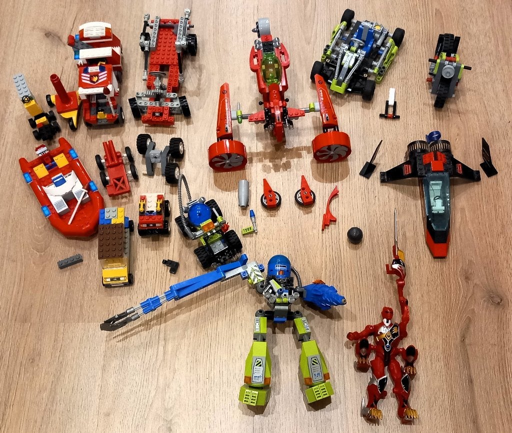 Speelgoed mix P - Lego en K'nex €10 (S-35.BG.Zldr.Trapkast), Ophalen of Verzenden