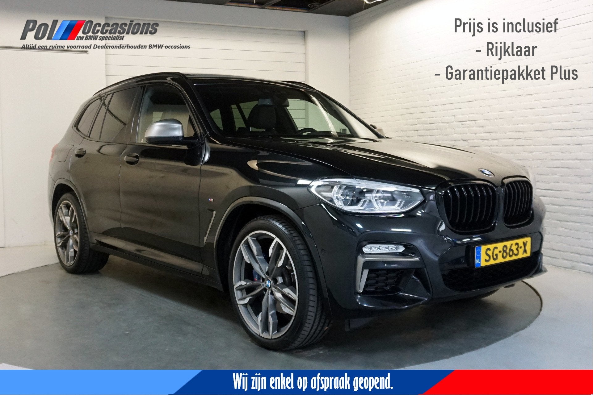 BMW X3 M40i xDrive High Exec Carplay | Panorama | H&K | Came, Auto's, Automaat, Gebruikt, 2000 kg, Zwart