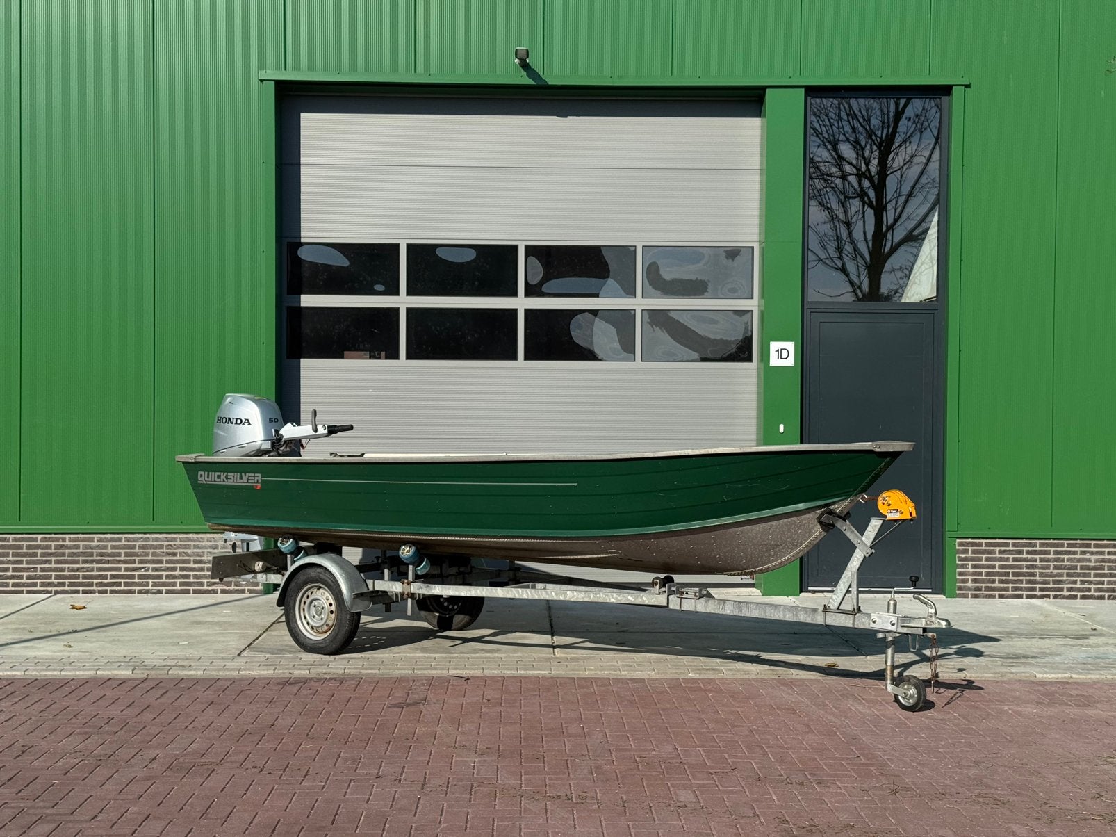 Quicksilver 500SF met Honda 50pk, 15 cm, Elektrische start, Ophalen of Verzenden, Zo goed als nieuw