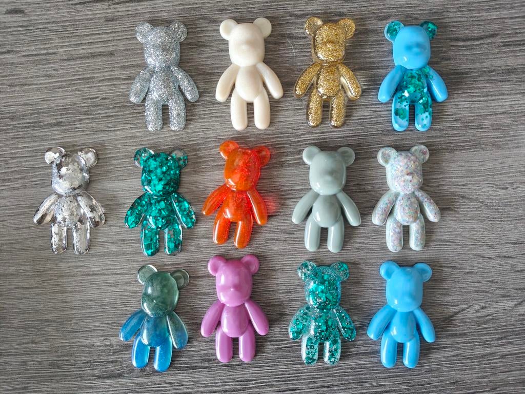 13 epoxy beertjes voor sieraden of decoratie, Ophalen of Verzenden, Nieuw, Hanger