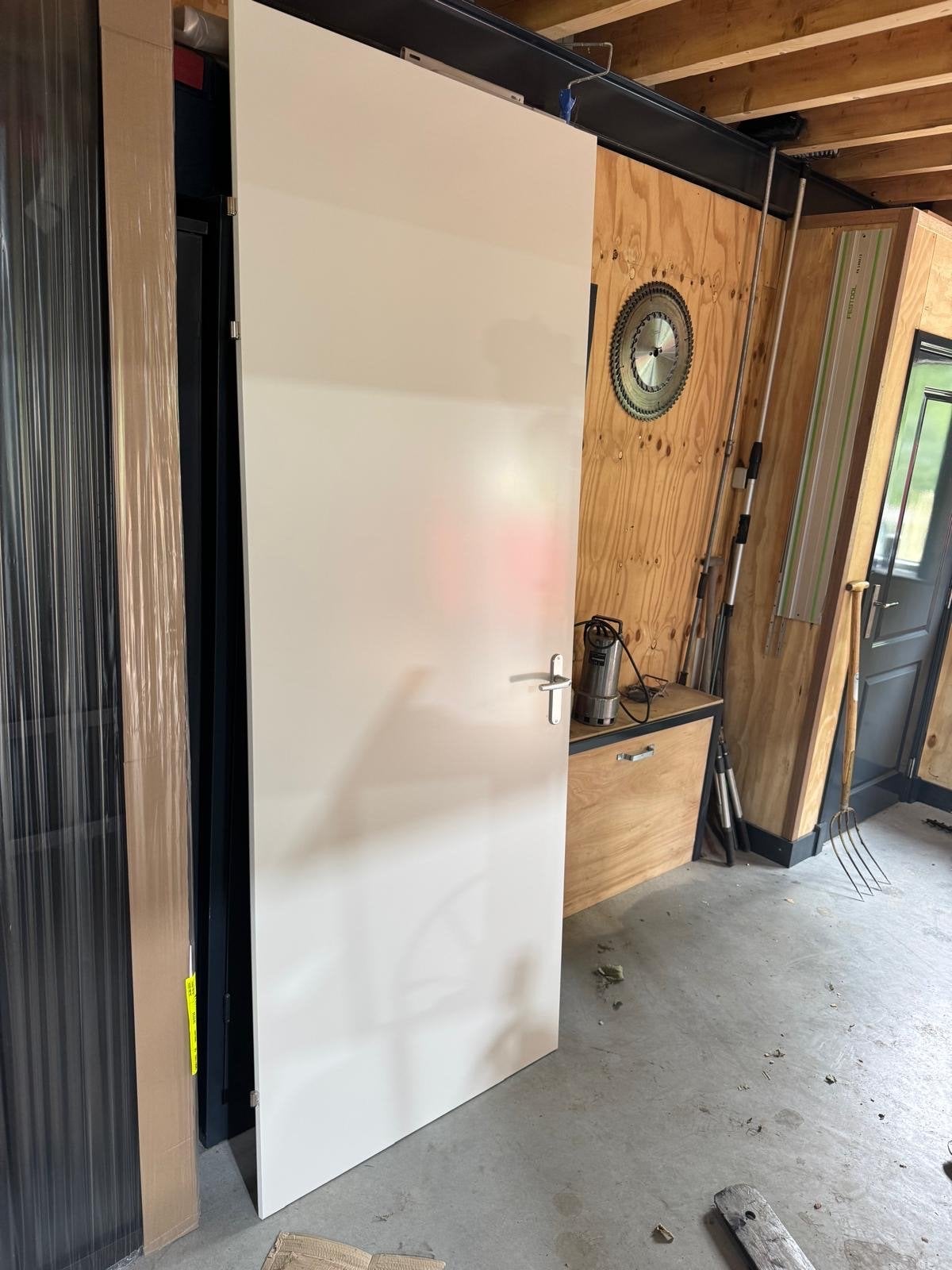 Svedex opdek binnendeur 88cm breed, Ophalen, Gebruikt, 80 tot 100 cm, Binnendeur
