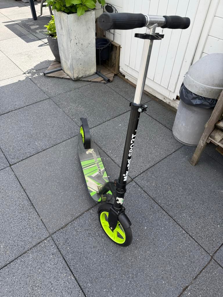 Mikado Sport Step - Groen/Zwart, Fietsen en Brommers, Steps, Gebruikt, Gewone step, Ophalen of Verzenden