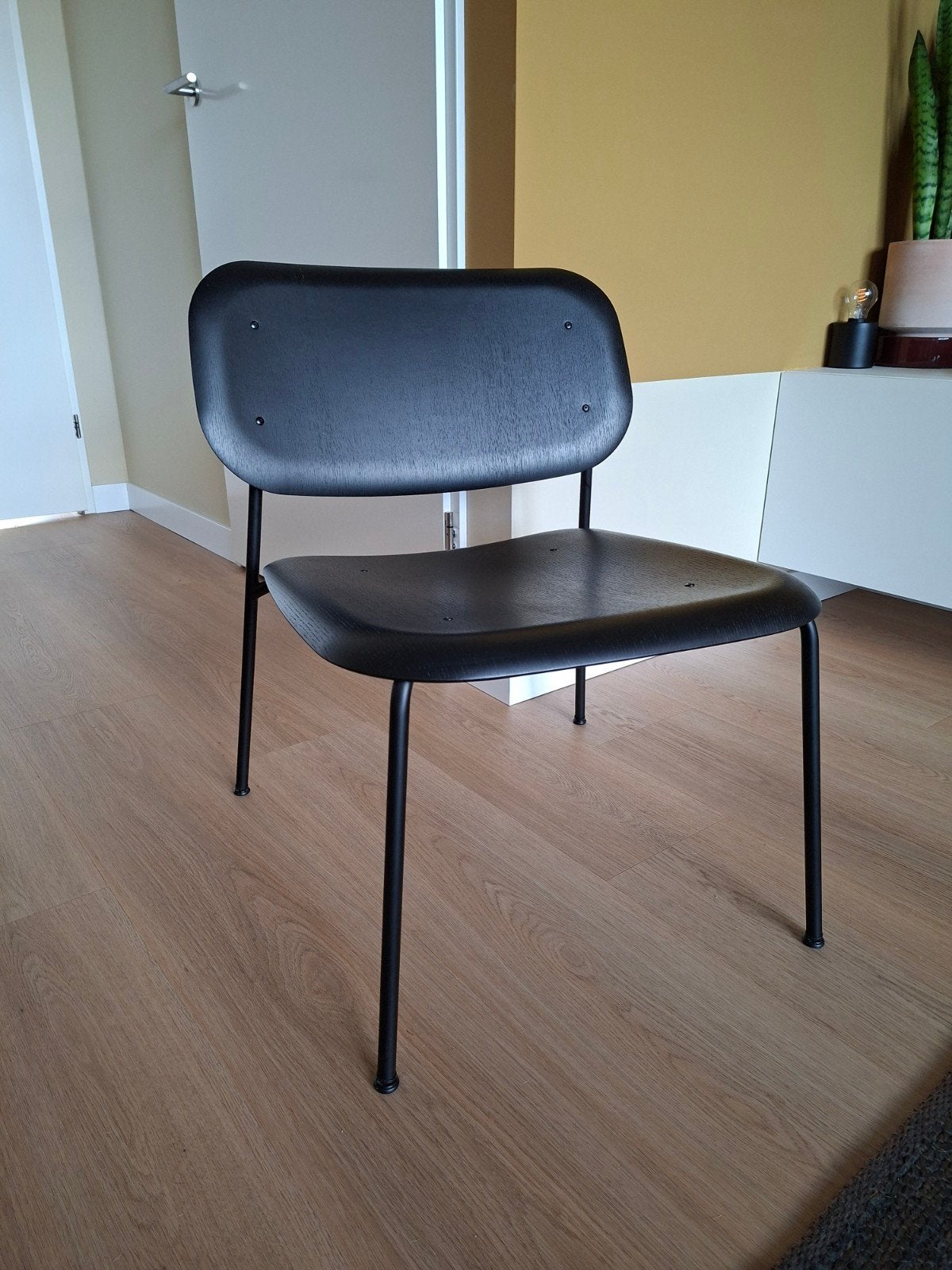 Zwarte design stoel - Hay Soft Edge 100 Lounge Chair, Ophalen, Modern design, Zwart, Zo goed als nieuw