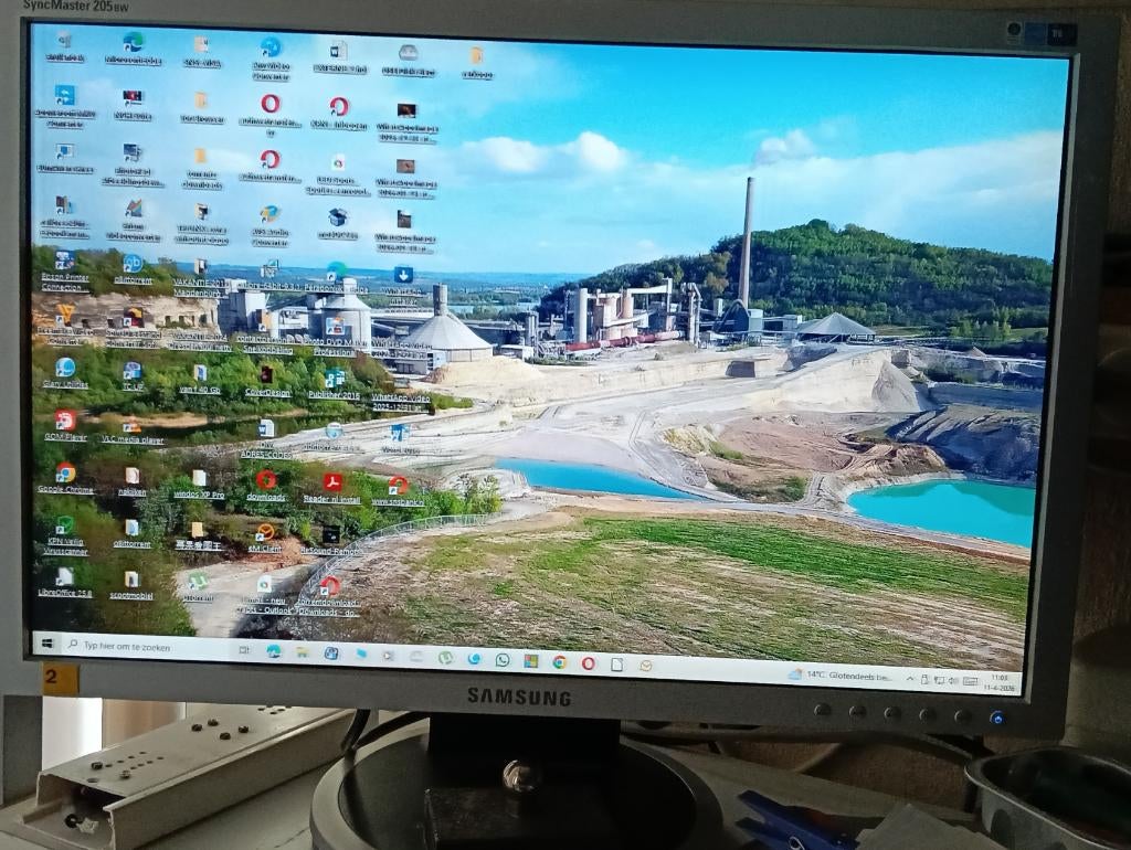 SAMSUNG 21 INCH MONITOR, Gebruikt, Full HD, Ophalen of Verzenden, Overige typen