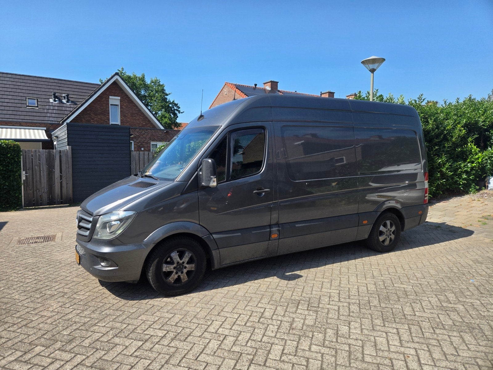 LAATSTE KANS Mercedes-Benz Sprinter v6 3.0  140KW 2017 Grijs, Auto's, Bestelauto's, 190 pk, 2987 cc, Diesel, Particulier