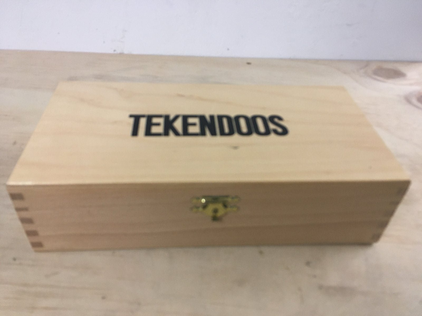 Houten Tekendoos met Vakken - Ideaal voor Kunstbenodigdheden, Verzenden, Gebruikt, Overige typen