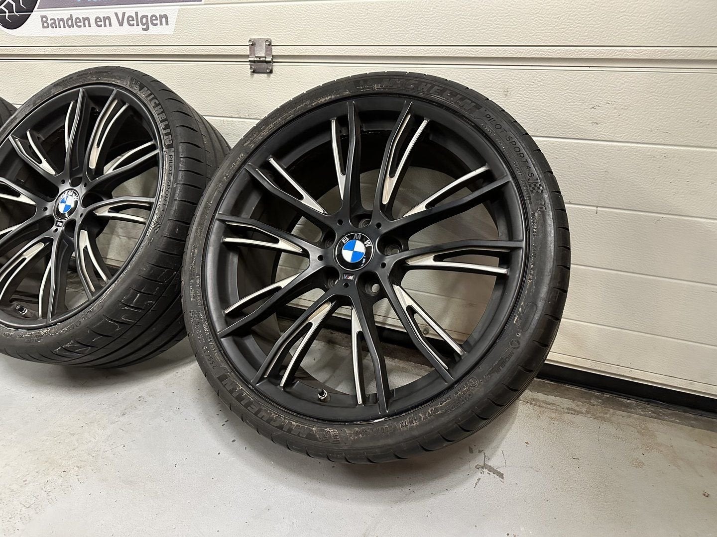 20inch Originele BMW 624M Style Breedset Velgen ZGN Michelin, Gebruikt, -, -, Banden en Velgen