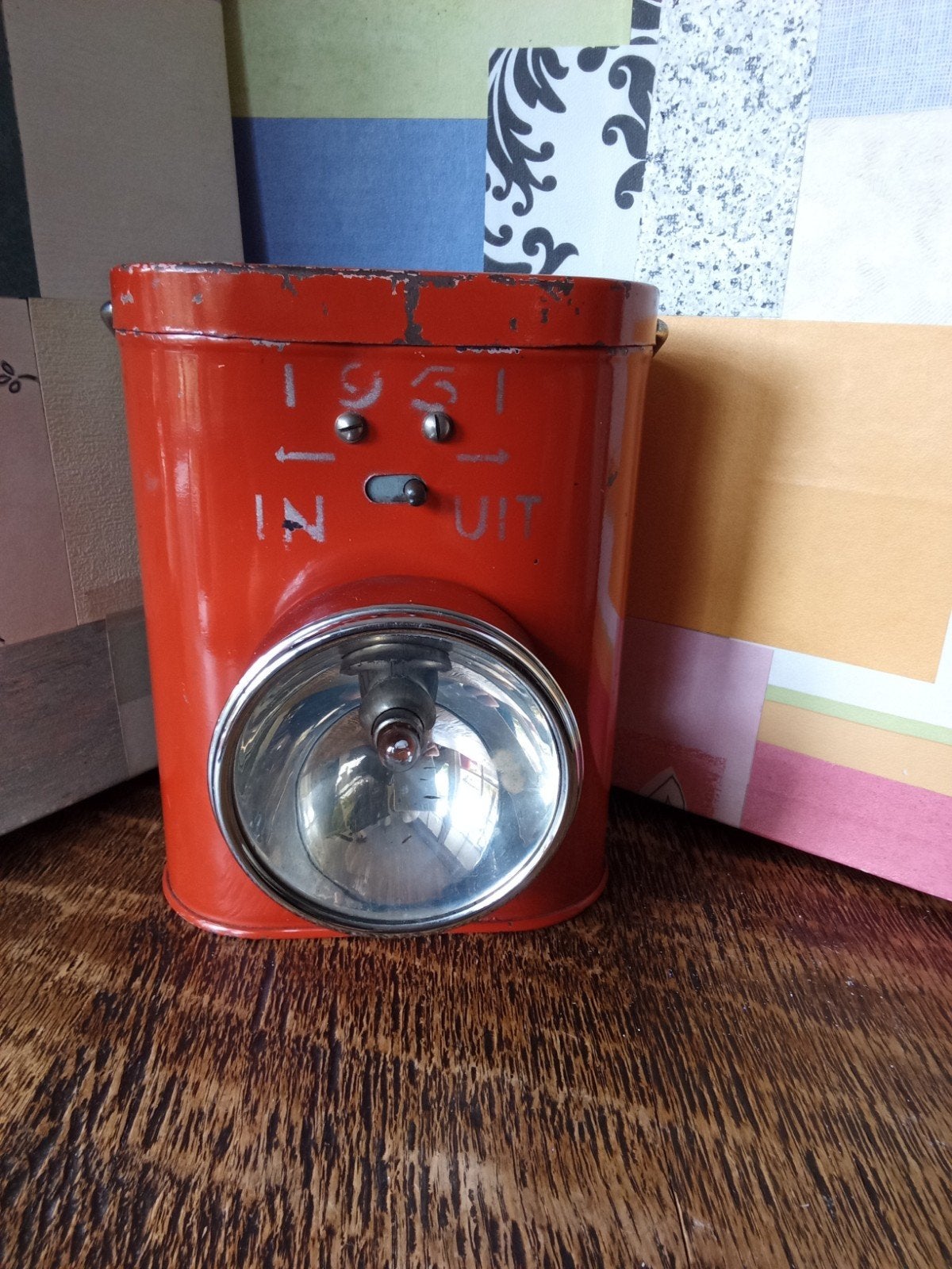 Vintage 'De Witte Kat' Draaglamp uit 1931, Antiek en Kunst, Ophalen