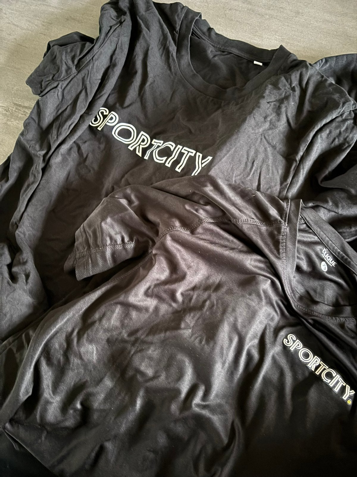Hoodie en shirts van SportCity, Fitness, Zwart, Maat 56/58 (XL), Ophalen of Verzenden