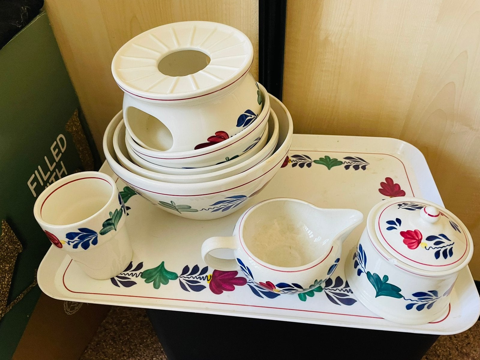 Boerenbond servies, Ophalen, Gebruikt, Overige merken, Aardewerk