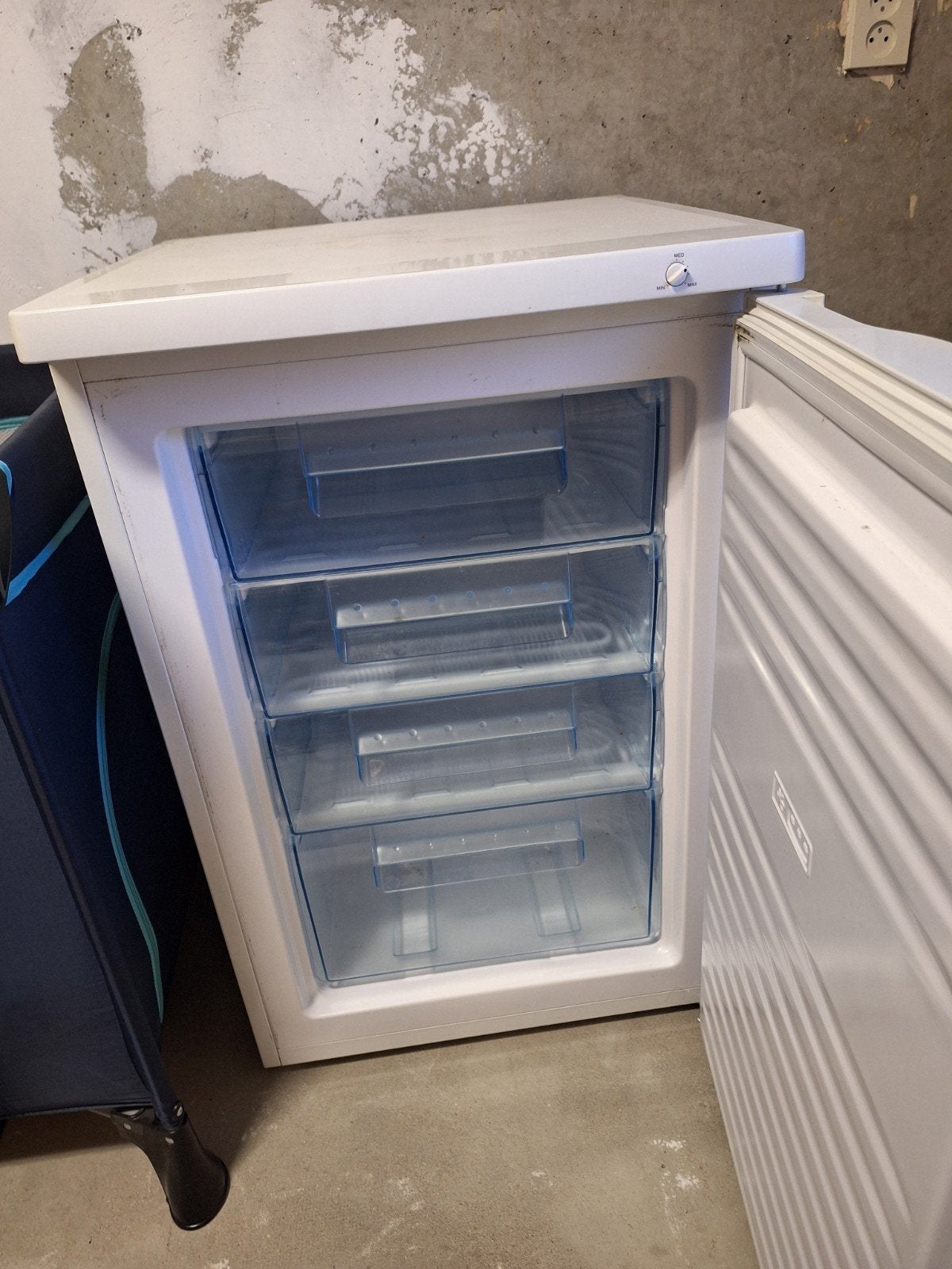 te koop vrieskast 4 laden, Ophalen, Gebruikt, Minder dan 60 cm