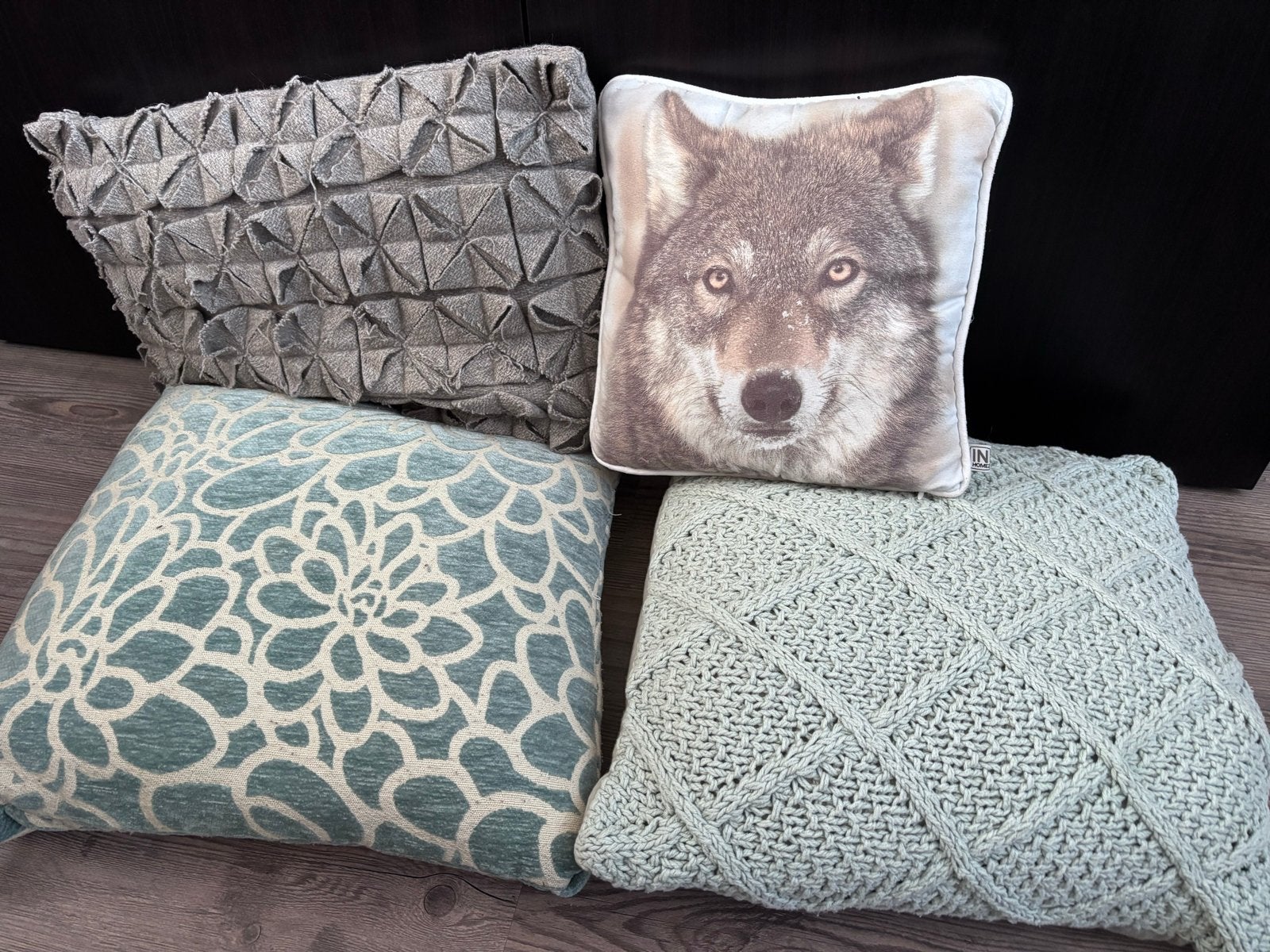 Diverse decoratieartikelen: kussens, vazen, kaarsen en meer, Ophalen, Overige merken, Gebruikt, Meerkleurig