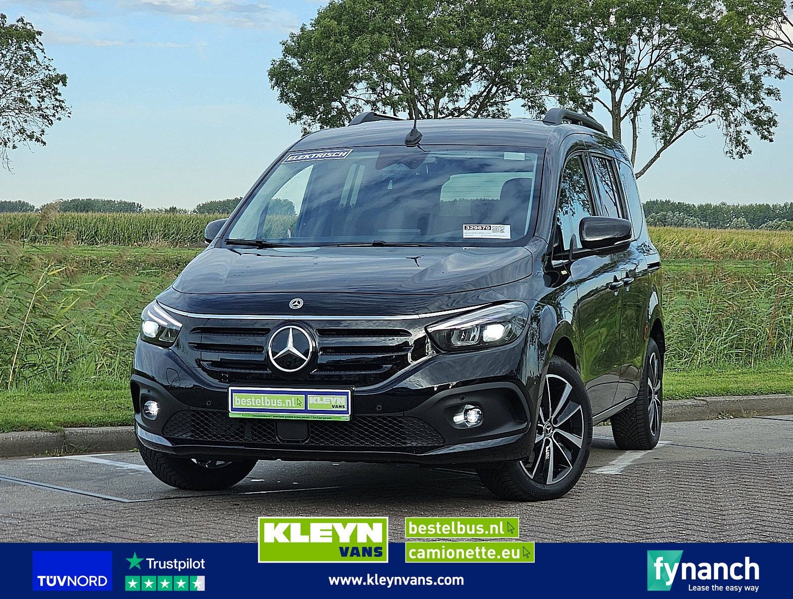 MERCEDES-BENZ EQT l1 led 278km wltp!, Auto's, Automaat, Gebruikt, Zwart, Stoelverwarming