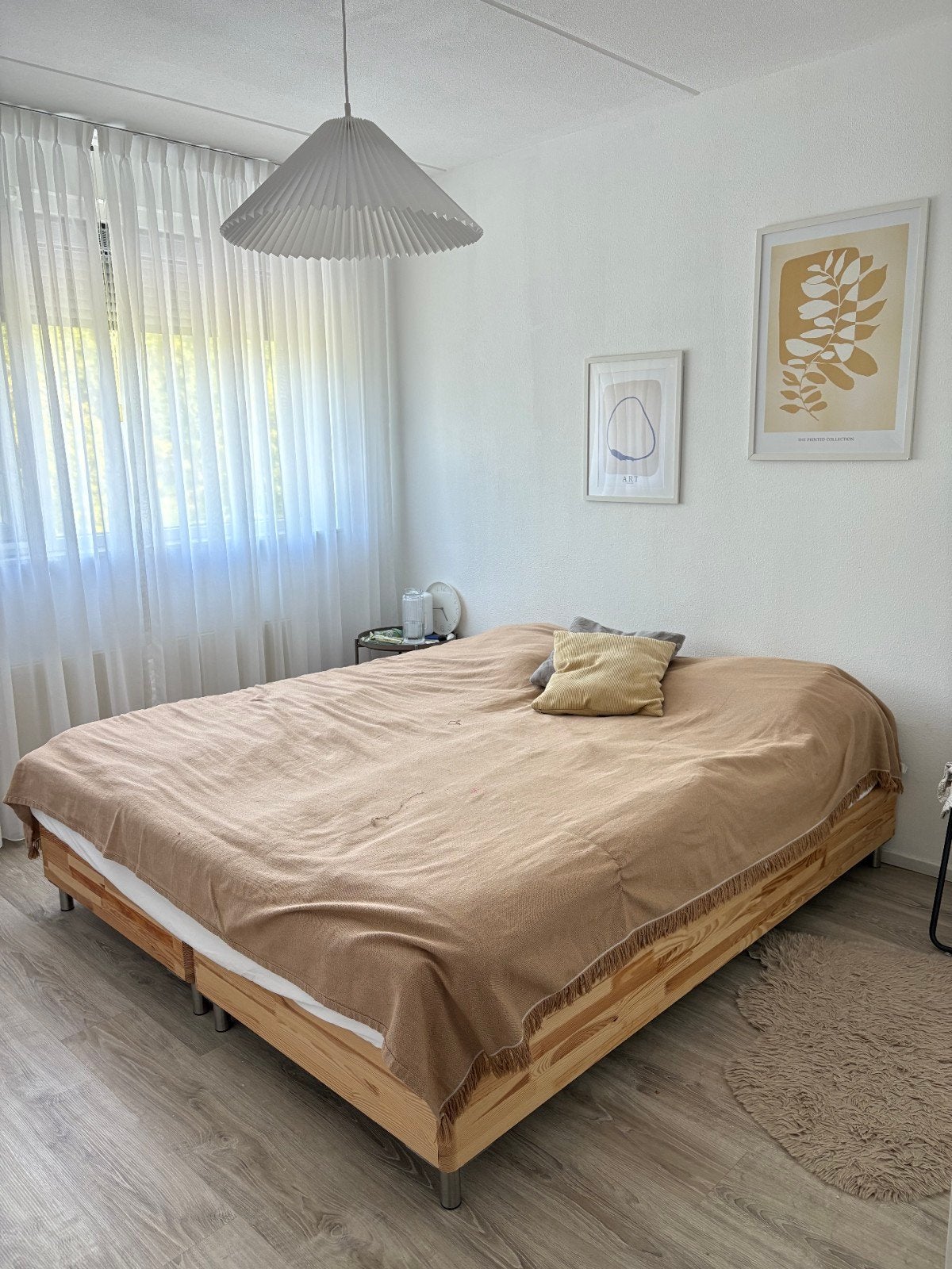 IKEA tweepersoonsbed 180x200 (ESPEVÄR + ÅKREHAMN matras), Ophalen, Gebruikt, Tweepersoons, 180 cm