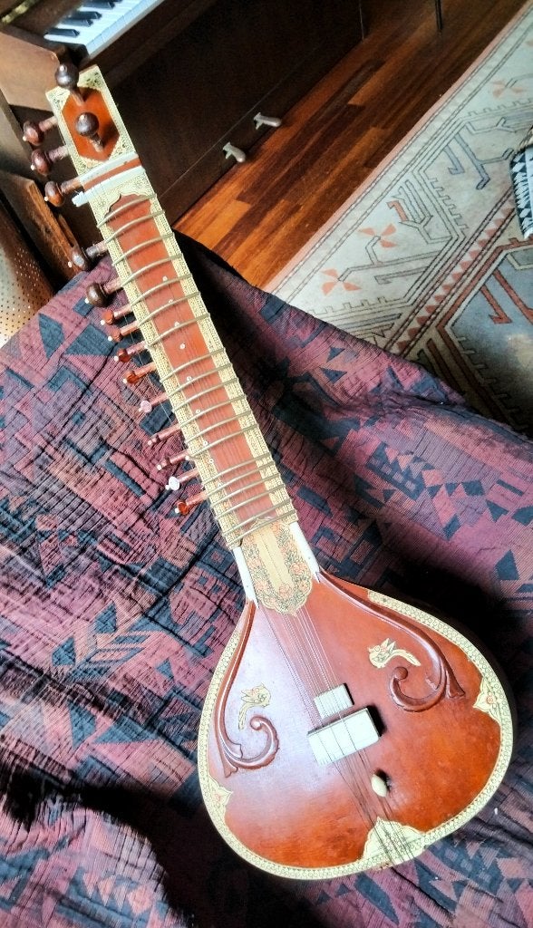 Originele Indiase Sitar - In Goede Staat, Ophalen, Zo goed als nieuw