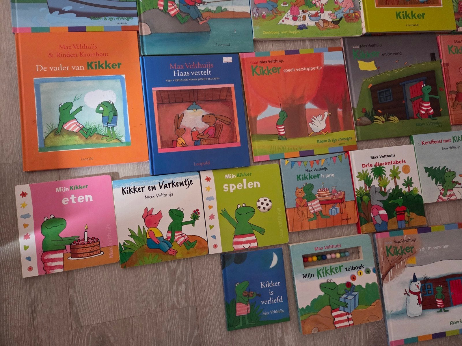 38x Eric Carle / Rupsje Nooitgenoeg + 30x Kikker Velthuis, Ophalen of Verzenden, Zo goed als nieuw, 3 tot 4 jaar