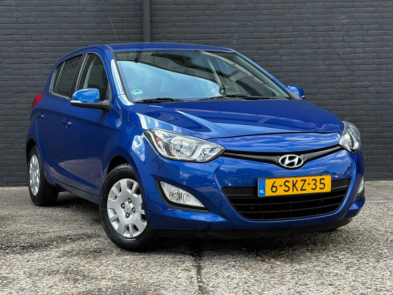 Hyundai I20 1.2i First Edition TREKHAAK|151899KM|AIRCO|ELEK, Auto's, Hyundai, Euro 5, Gebruikt, 4 cilinders, Blauw