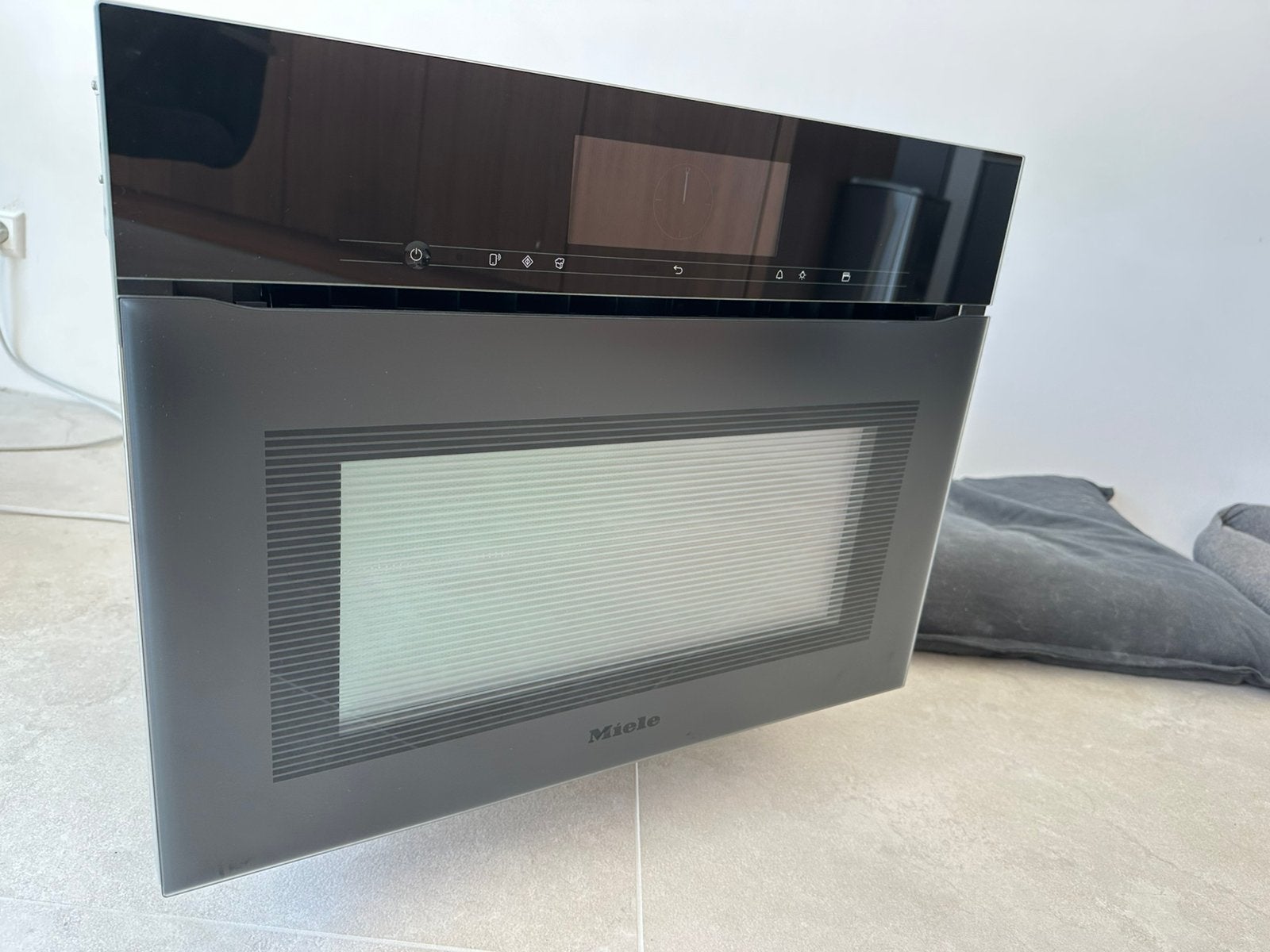 Miele combi magnetron inbouw, Ophalen, Zo goed als nieuw