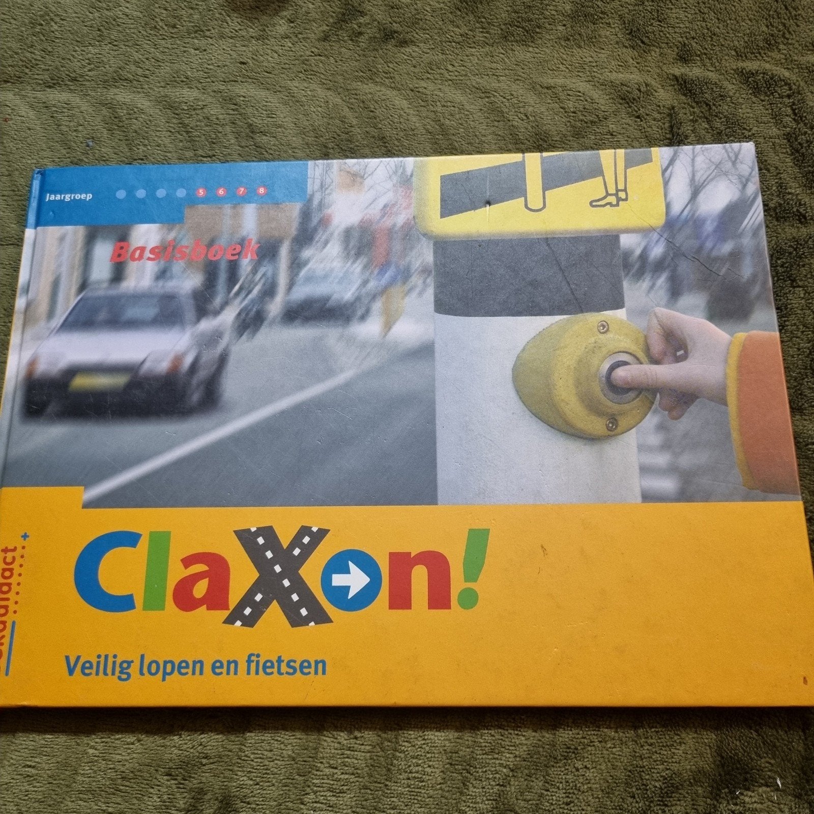 Claxon! Veilig lopen en fietsen - Basishandboek, Ophalen of Verzenden, Zo goed als nieuw, LBO, Theun Bril, Irmgard van Bergen