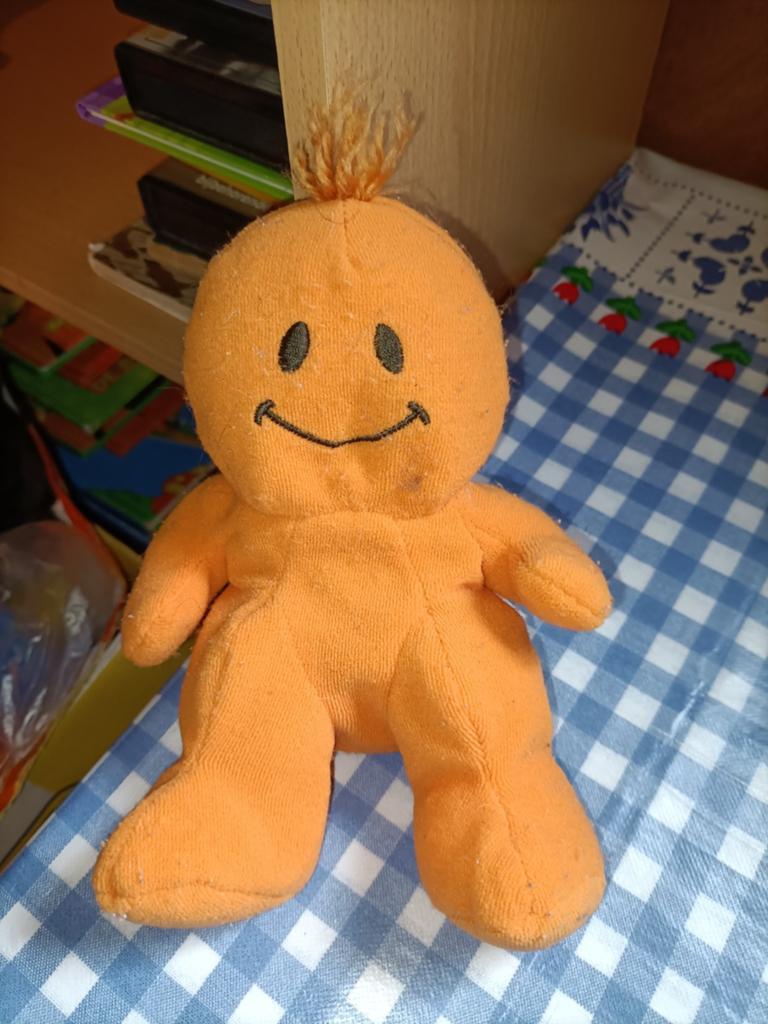Oranje Daatje knuffel 20 cm groot, Ophalen of Verzenden, Zo goed als nieuw, Overige typen