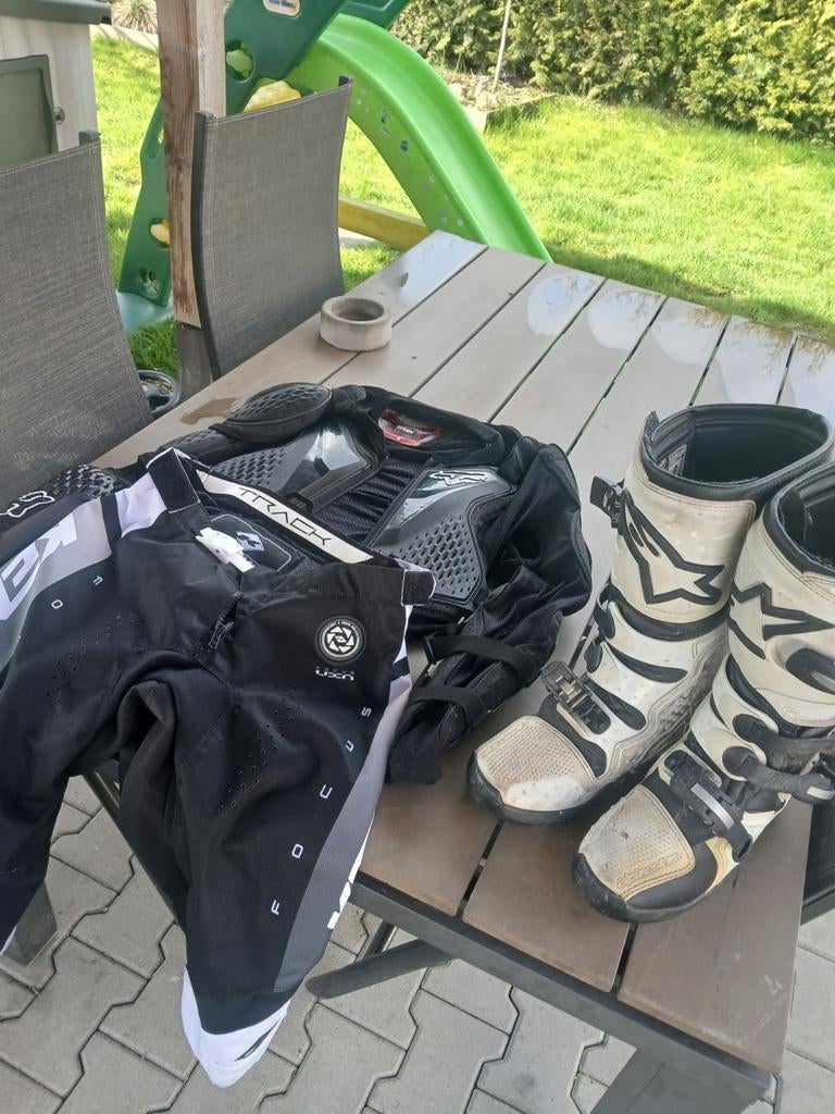 Cros laarzen icl pak en body, Motoren, Ophalen of Verzenden, Tweedehands, Laarzen