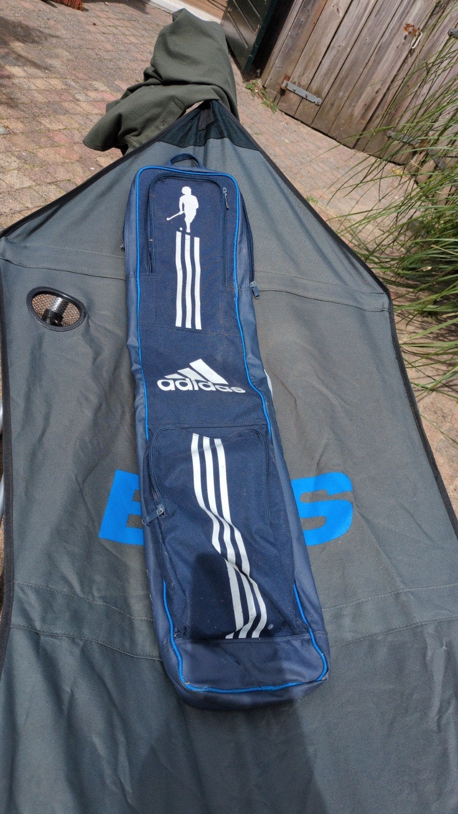 Adidas hockeysticktas - Blauw, Ophalen of Verzenden