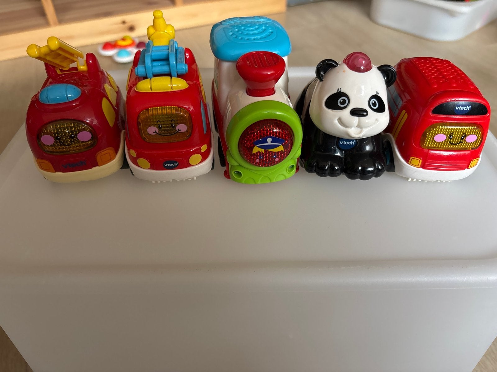 VTech Toet Toet Auto's - Brandweer, Trein, Panda, Bus, Ophalen, Gebruikt