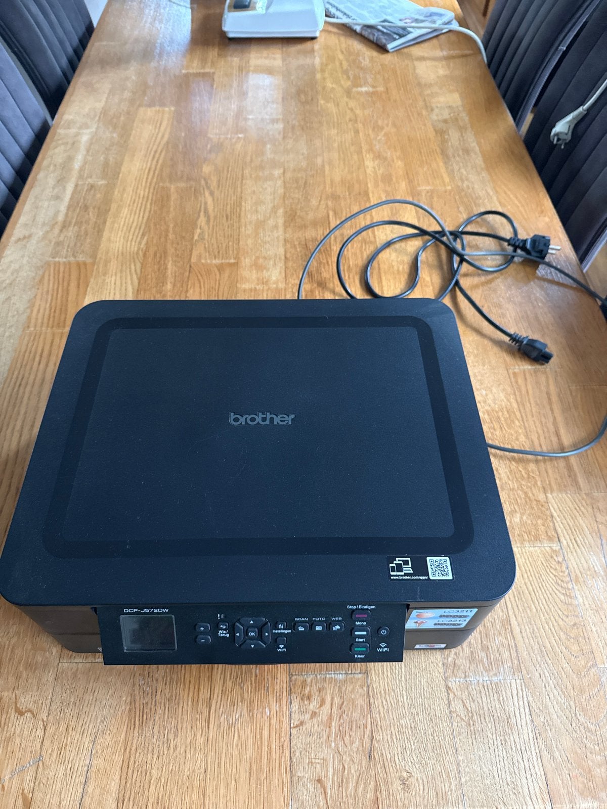 Brother DCP-J572DW All-in-One Inkjetprinter met Wi-Fi, Gebruikt, Inkjetprinter, All-in-one, Kleur printen
