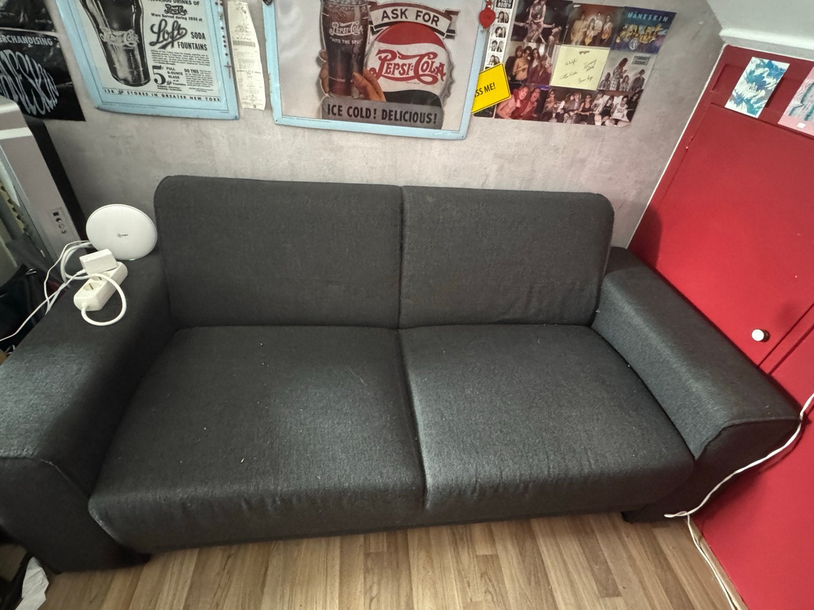 Bank 180 x 80, Ophalen, Gebruikt, 150 tot 200 cm, Tweepersoons