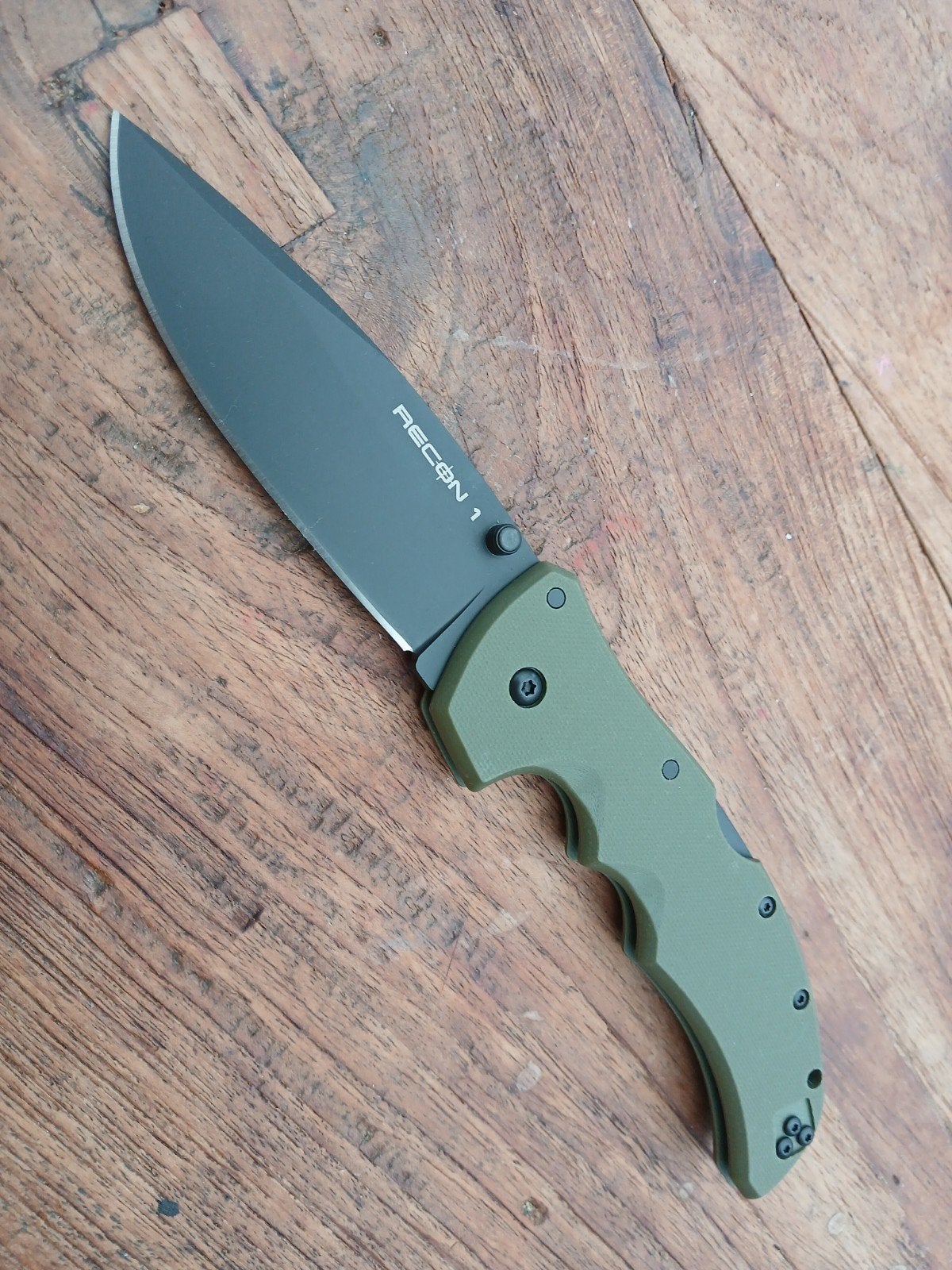 coldsteel recon 1 zwart/odgreen s35vn nieuw, Ophalen of Verzenden, Nederland