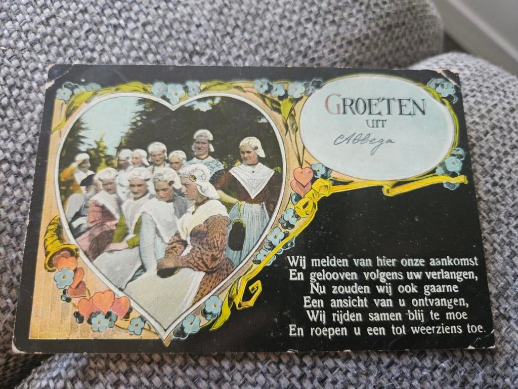 Abbega groeten uit / winkelier Oudega, Ophalen of Verzenden