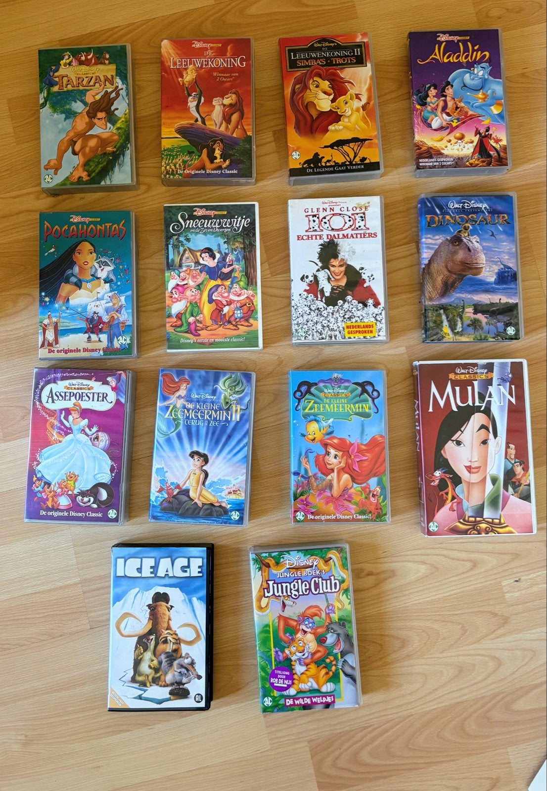 Disney VHS Videobanden Collectie - Diverse Titels, Nederlands ondertiteld, Gebruikt, Alle leeftijden, Kinderfilm